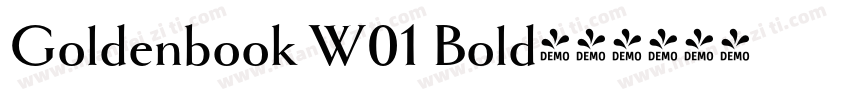 Goldenbook W01 Bold字体转换